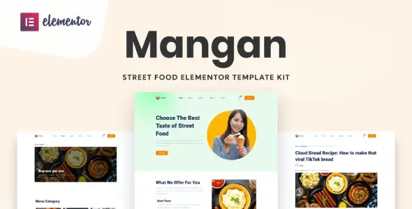 Mangan – Restaurant Elementor Template Kit